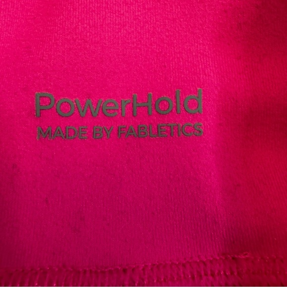Fabletics PowerHold Bike Shorts Size XS Hot Pink Comfortable Fit NWOT - Picture 6 of 9